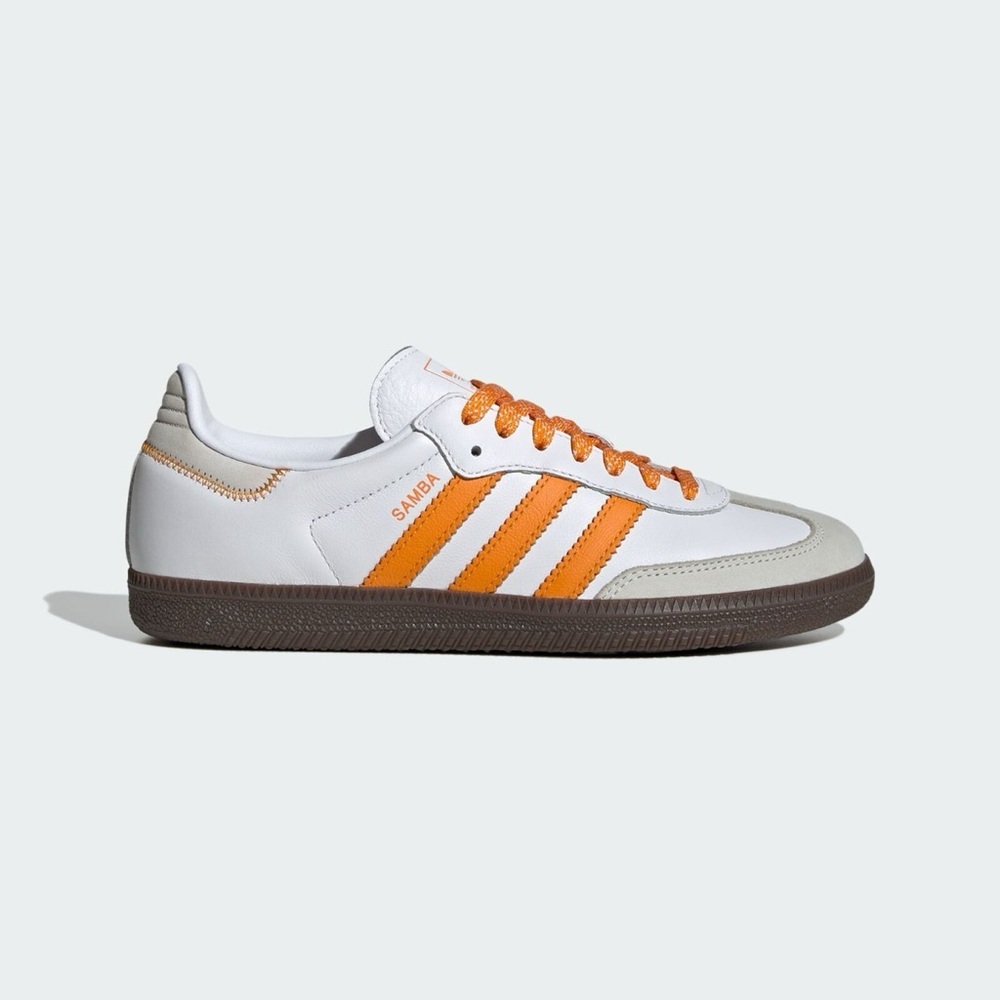 NEW Adidas Samba OG Orange and White